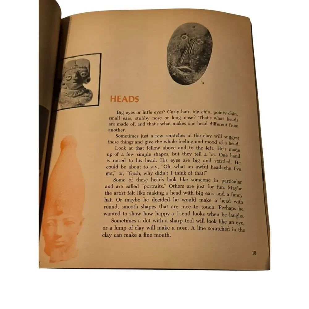 Vintage 1968 Scholastic Book Clay Wood‎ & Wire Sculpture How To Art Harvey Weiss